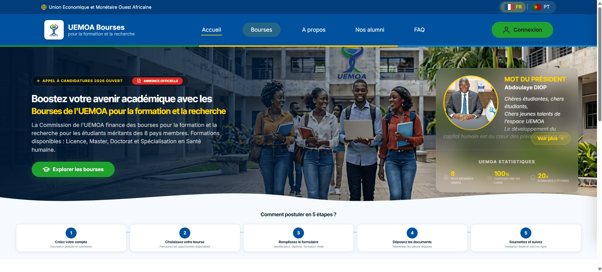 Plateforme E-Bourse UEMOA